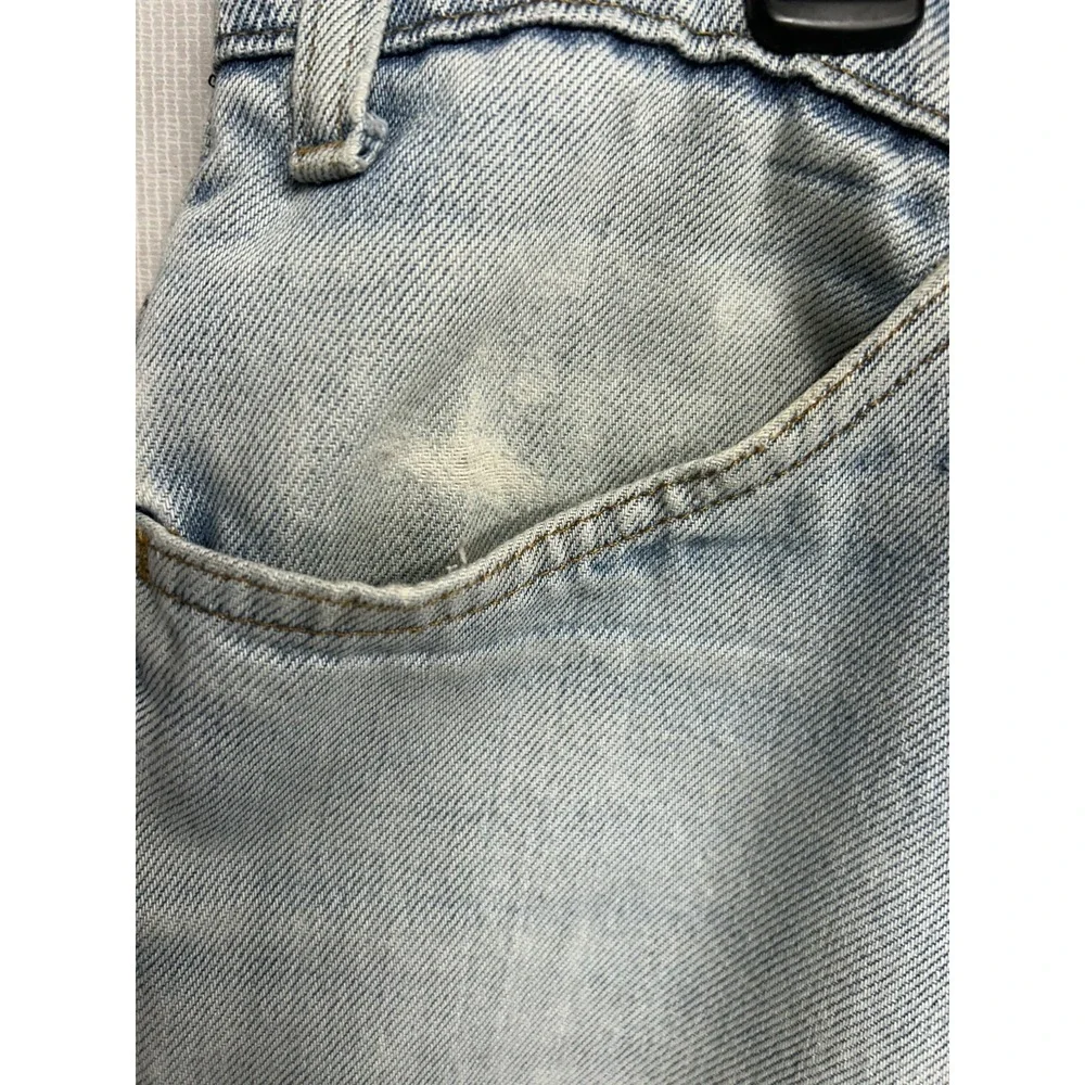Vintage Levis  Jeans 36x31 Bell Bottom Flare Orange Tab 70s Distress Light Wash